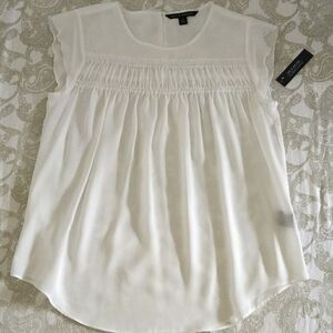 Zac & Rachel Flutter🦋 Sleeve Top Size Small - NWT
